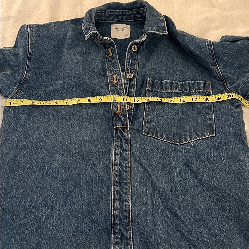 Denim Oversized dress worn once - Picture 3 of 4